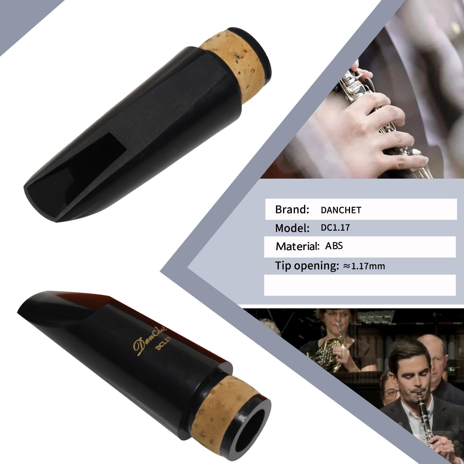 Beginner Clarinet Mouthpiece ABS 1.17mm for Bb or A Clarinet,Standard Series
