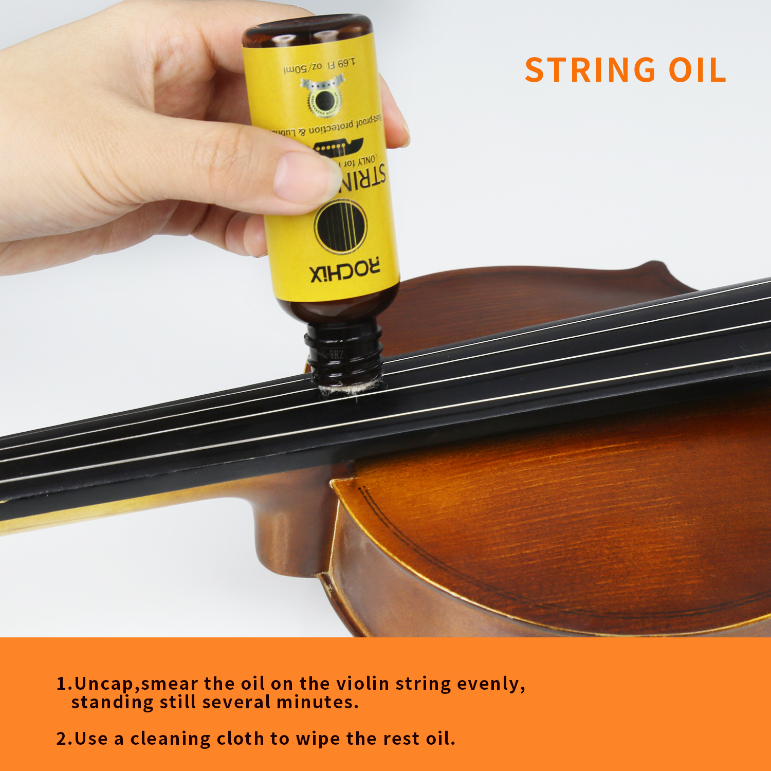 All-in-One Violin Care Cleaning & Maintenance Kit: Beeswax, Liquid Rosin, Rosin Remover, String Oil, Polish, Humidifier, String Brush, Cleaning Cloth & Case – Keep Your Instrument in Optimal Condition