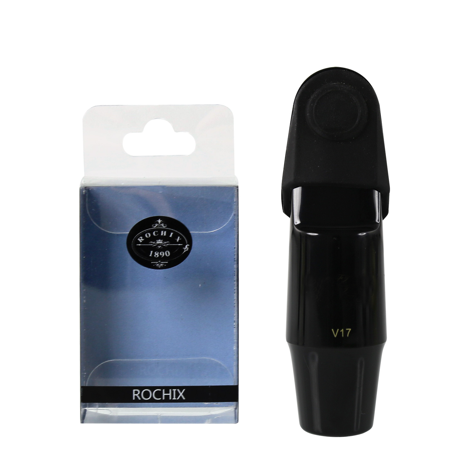 Silica Gel Mouthpiece Cap Cover - Durable Protector for Soprano Saxophone - Small Size (Black)