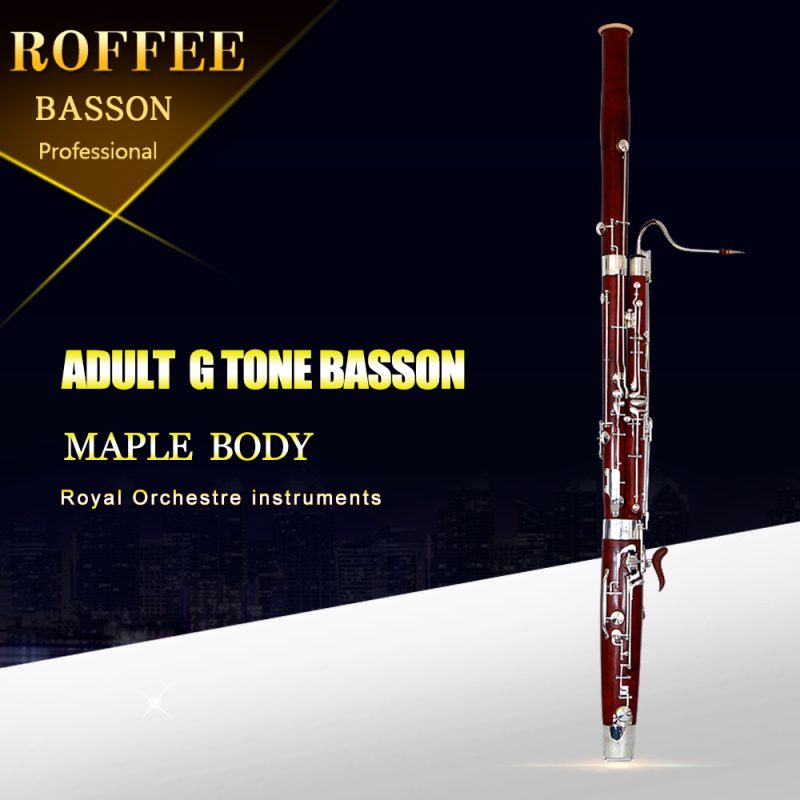 ROFFEE Professional Performance Level Adult C Tone ABS Nickel Plated Bassoon