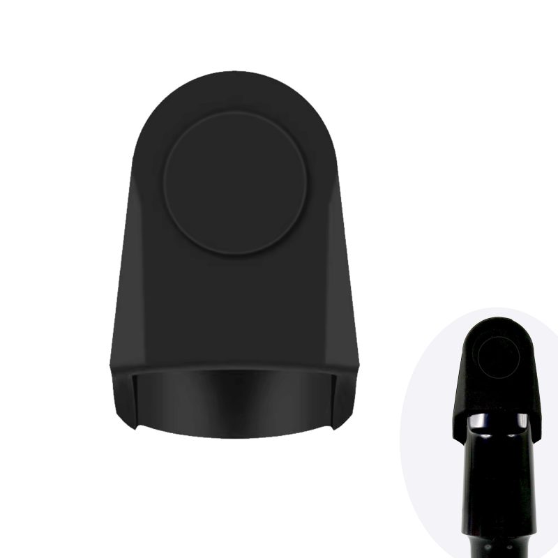 Silica Gel Mouthpiece Cap Cover Durable Mouthpiece Protector for Tenor Saxophone Sax Mouthpiece Protective Cap Large Size(Black)