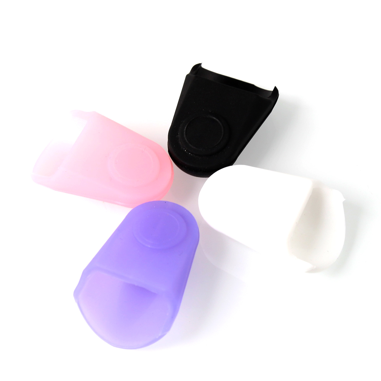 Silica Gel Mouthpiece Cap Cover - Durable Protector for Soprano Saxophone - Small Size (White)