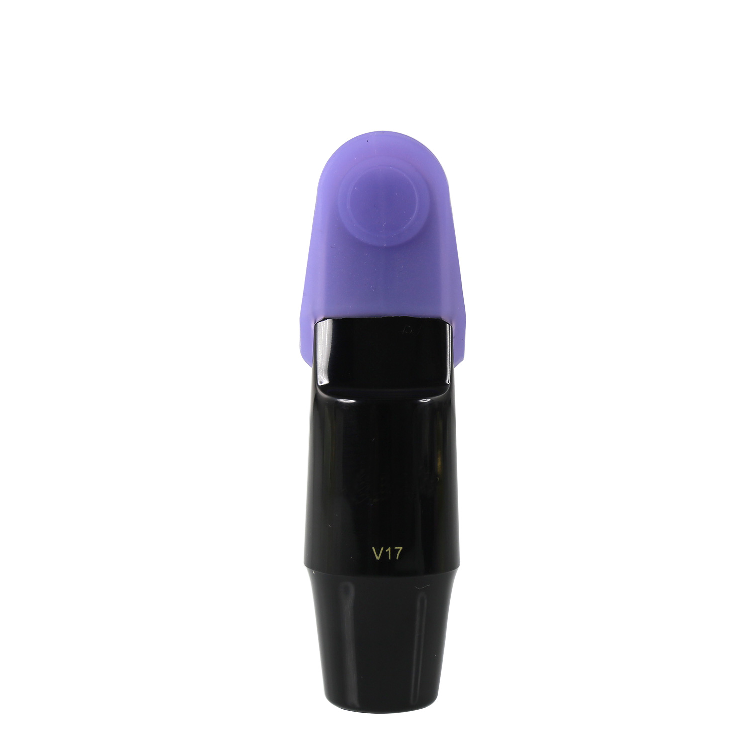 Silica Gel Mouthpiece Cap Cover Durable Mouthpiece Protector for Soprano Saxophone Sax Mouthpiece Protective Cap Small Size(Purple)