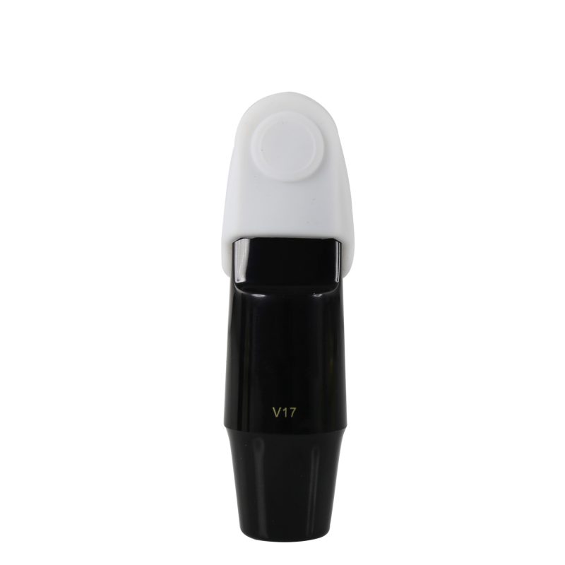 Silica Gel Mouthpiece Cap Cover Durable Mouthpiece Protector for Clarinet/Alto Saxophone Sax Mouthpiece Protective Cap Middle Size(White)