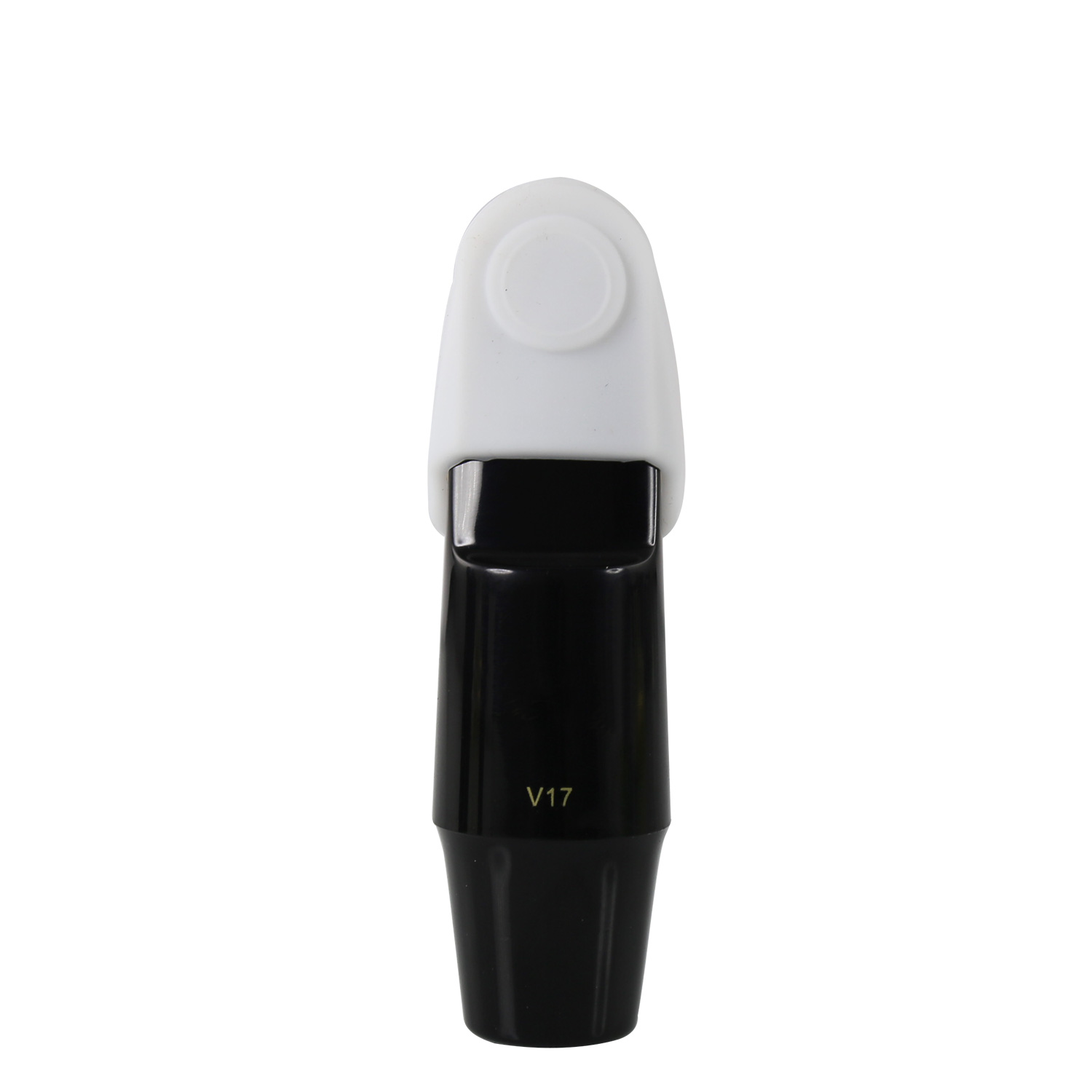 Silica Gel Mouthpiece Cap Cover Durable Mouthpiece Protector for Clarinet/Alto Saxophone Sax Mouthpiece Protective Cap Middle Size(White)