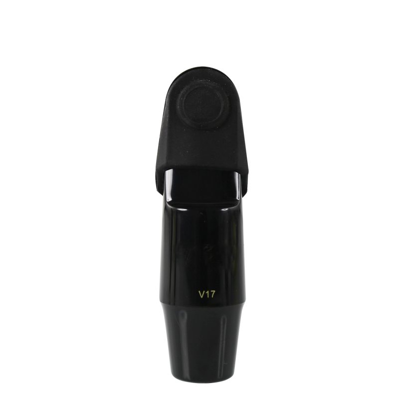 Silica Gel Mouthpiece Cap Cover Durable Mouthpiece Protector for Clarinet/Alto Saxophone Sax Mouthpiece Protective Cap Middle Size(Black)