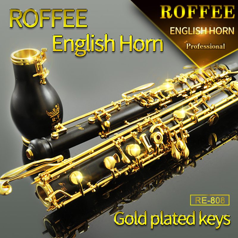 ROFFEE Performance Level Ebony Body Gold Plated Semi Automatic F Tone English Horn