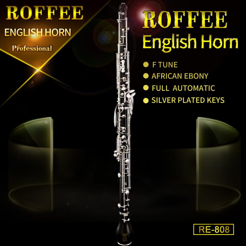 ROFFEE Performance Level Composite Wood Body Silver Plated Semi Automatic F Tone English Horn