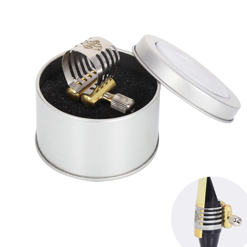 Rochix Stainless Steel Ligature for Soprano Saxophone Sax