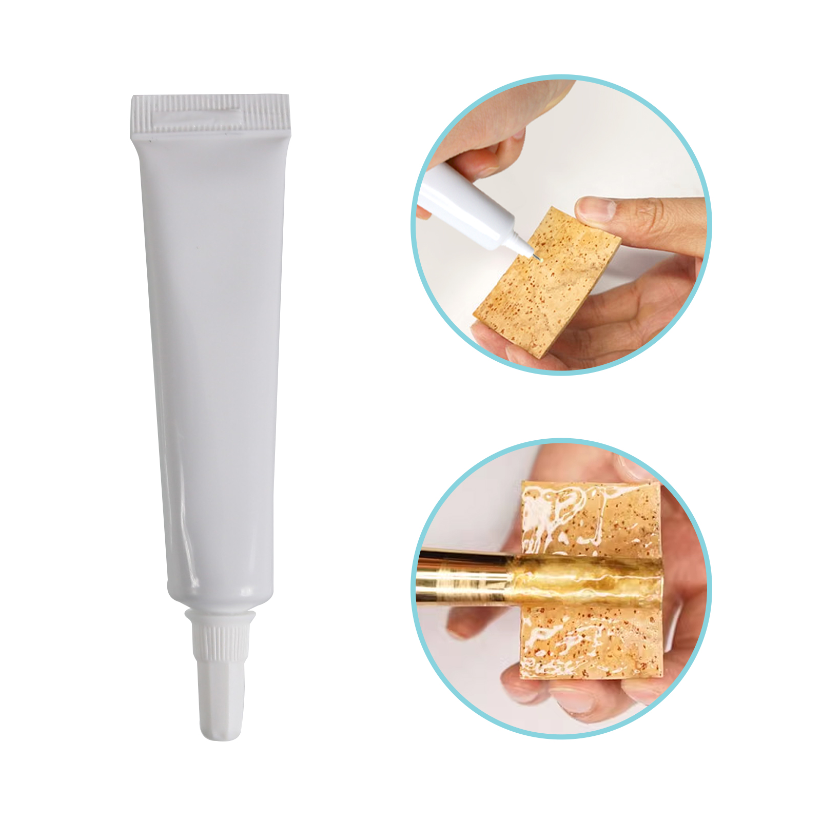 Soprano Saxophone Sax Joint Cork Replacement Kit, Saxophone Cork, Glue, Knife, Taping and Sandpaper