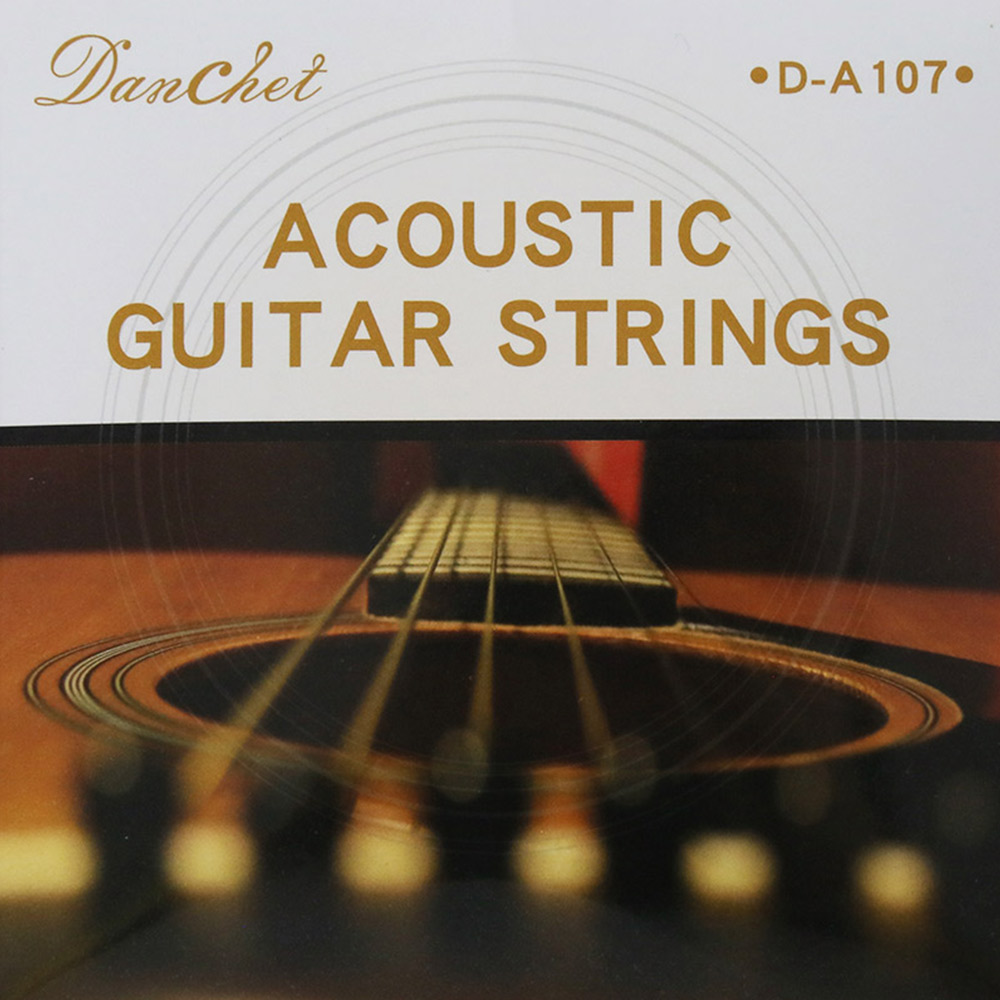 A107 Acoustic Guitar Strings,Phosphor Bronze,Medium Hard(1 Set)