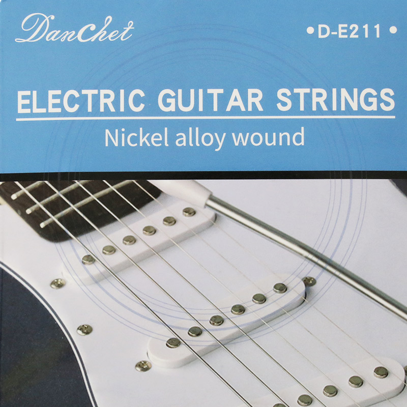 E211 Nickel Wound Electric Guitar Strings,Regular Light(1 Set)