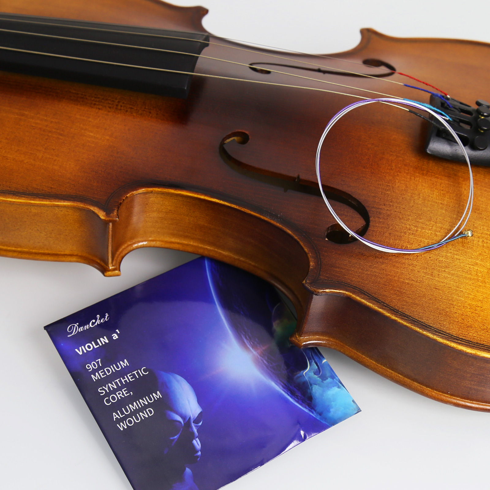 Violin Strings 4/4 Full Set Professional Performance Grade, Ball End, Nylon Wound 901 (Includes E, A, D, G Strings)…