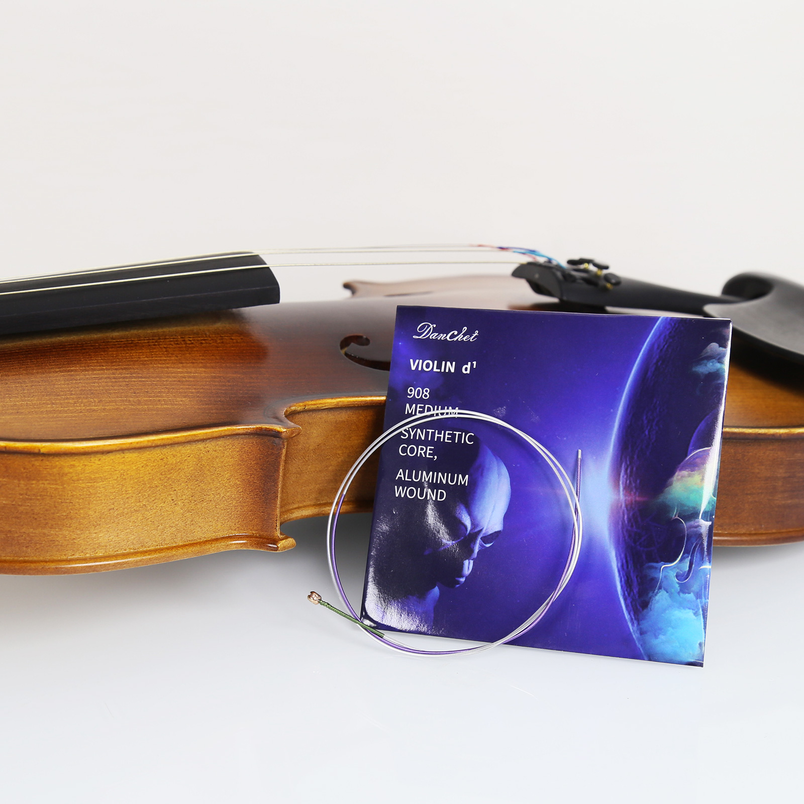 Violin Strings 4/4 Full Set Professional Performance Grade, Ball End, Nylon Wound 901 (Includes E, A, D, G Strings)…