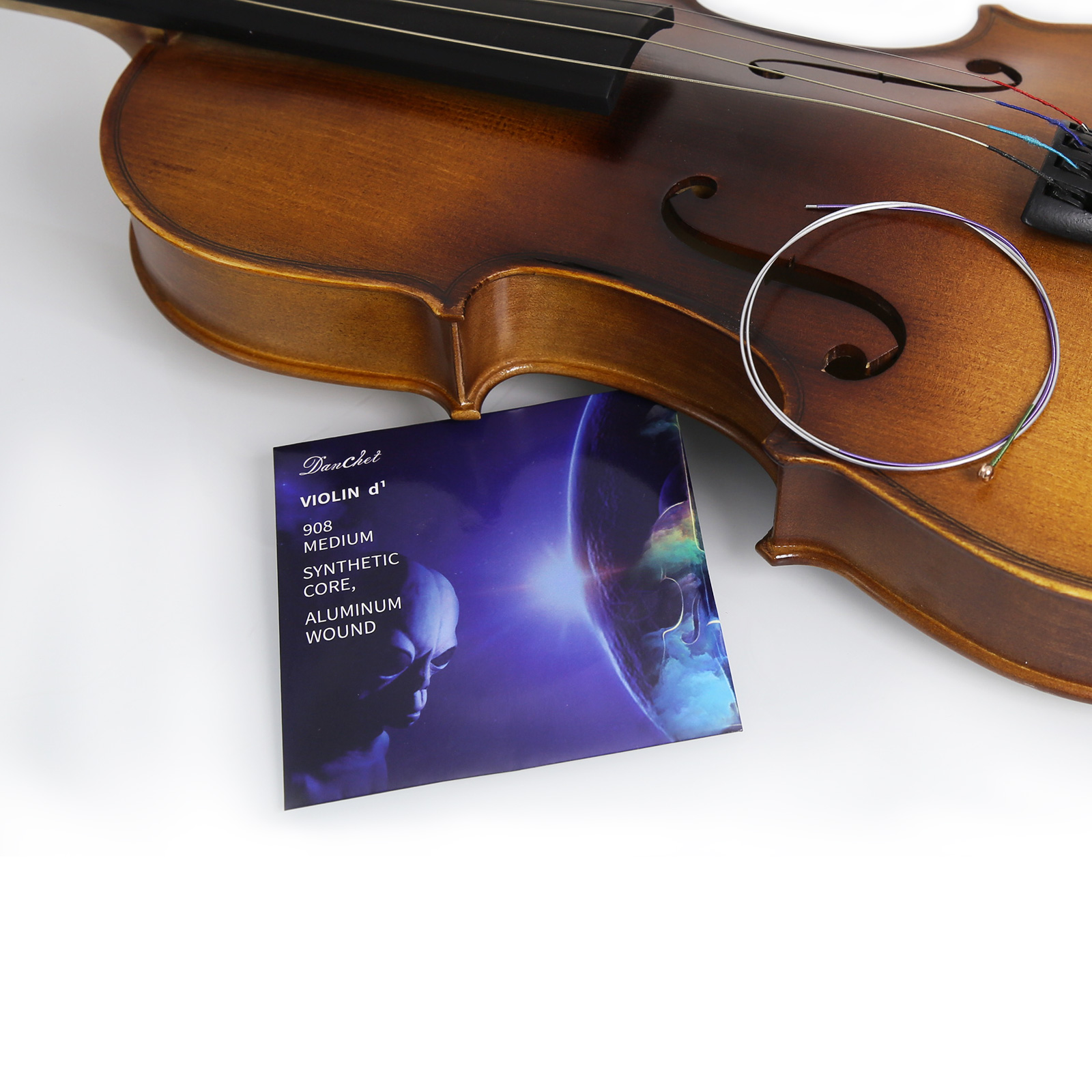 Violin Strings 4/4 Full Set Professional Performance Grade, Ball End, Nylon Wound 901 (Includes E, A, D, G Strings)…