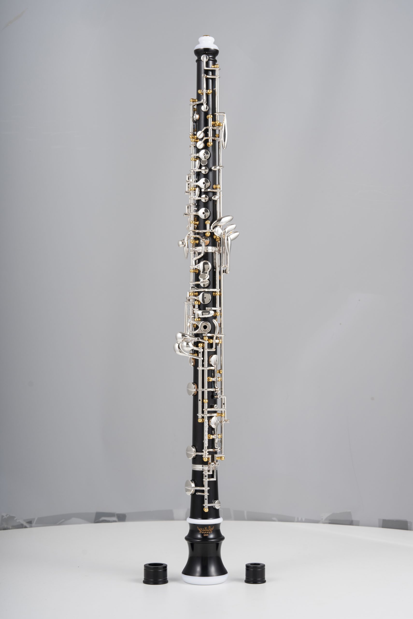 Professional Performance Level Oboe Ebony Full/Semi Automatic Gold Posts Silver Plated Keys