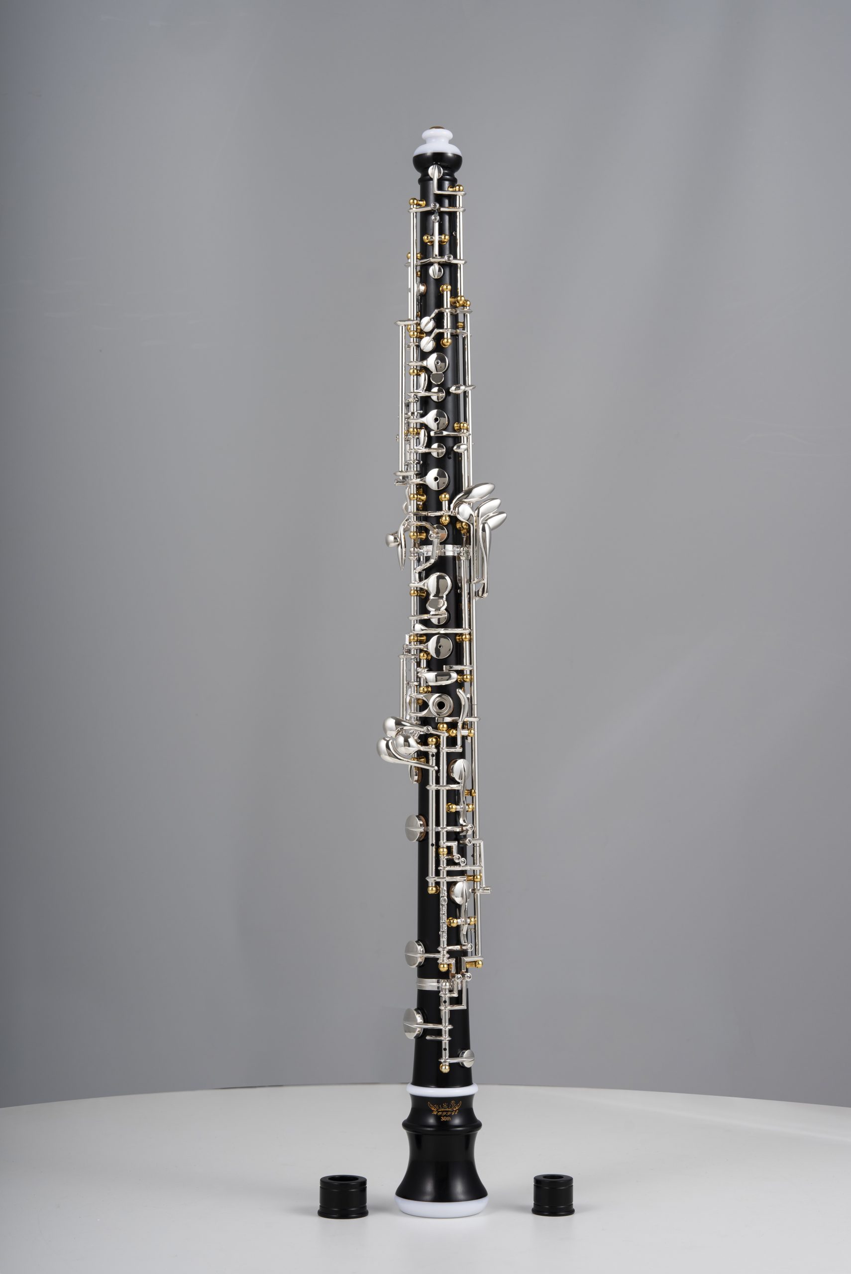 Professional Performance Level Oboe Ebony Full/Semi Automatic Gold Posts Silver Plated Keys