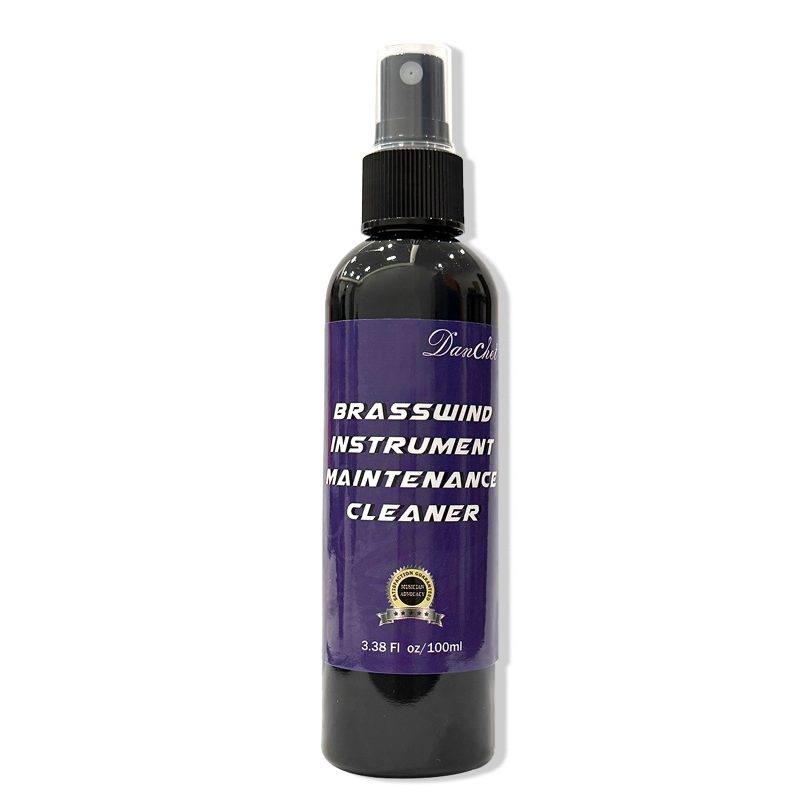 Brass Instrument Maintenance Cleaner (for surface cleaning of trumpets, trombones, French horns, saxophones, and baritones), 3.38 fl oz