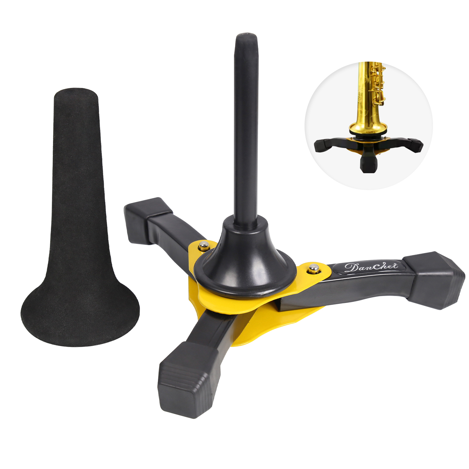 Foldable Portable Soprano Saxophone Stand, Sax Tripod Holder, Portable Soprano Saxophone Stand…