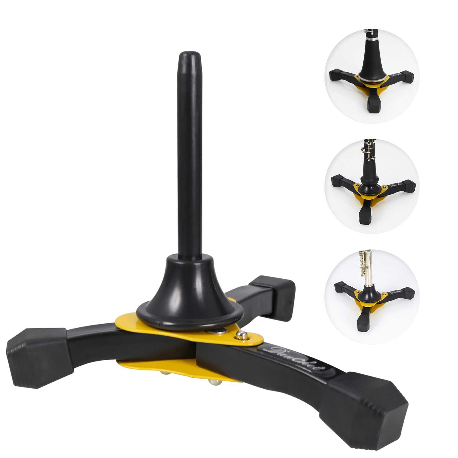 Foldable Portable Soprano Saxophone Stand, Sax Tripod Holder, Portable Soprano Saxophone Stand…