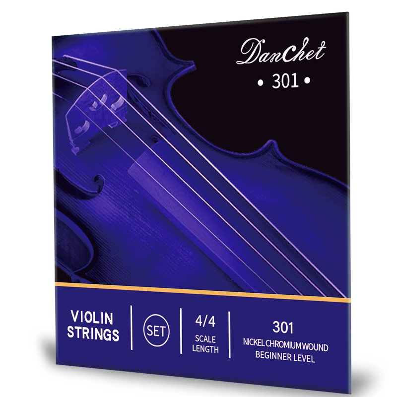 Violin Strings 4/4 Full Set Beginners Level, Ball End, Nickel Chromium Wound 301.…